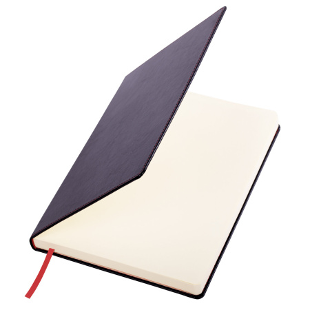 Ежедневник недатированный БОЛЬШОЙ ФОРМАТ 210х297 мм А4, BRAUBERG "Office", 160 л., черный, 113285 - Ежедневники с покрытием "под кожу и ткань"