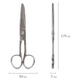 Ножницы цельнометаллические BRAUBERG "Professional", 175 мм, классической формы, 237102 - Ножницы универсальные