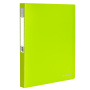 Папка на 2 кольцах BRAUBERG "Neon", 25 мм, внутренний карман, неоновая, зеленая, до 170 листов, 0,7 мм, 227456 - Папки на кольцах