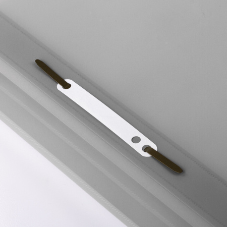 Скоросшиватель пластиковый STAFF, А4, 100/120 мкм, серый, 229238 - Папки-скоросшиватели мягкие