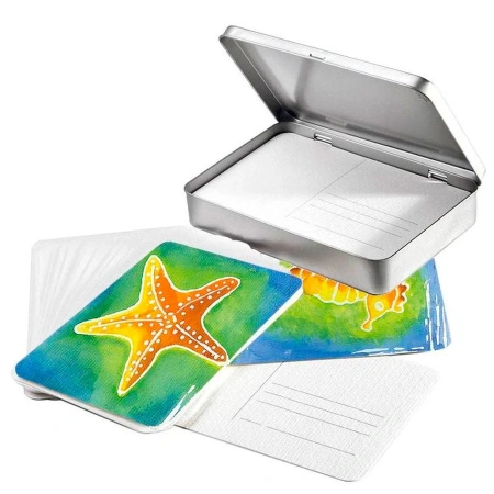 Hahnemuhle Набор открыток из акварельной бумаги, жесть, 10,5х14,8 см, 230г/м2, 30 л./уп - Альбомы и бумага для акварели и масла