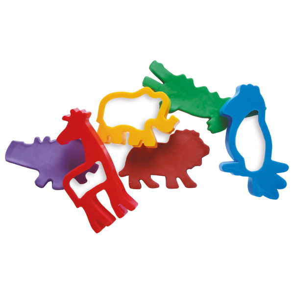 Пластилин на растительной основе JOVI (Испания), набор, "Зоопарк", 5 цветов, 20 предметов, 475 - Пластилин