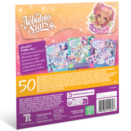 Серия Space: Набор виниловых наклеек 3, 50 шт. - Наклейки