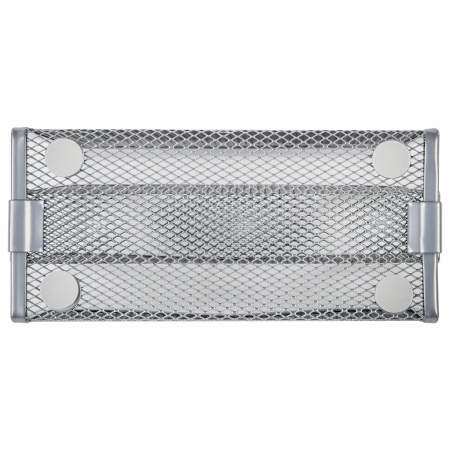 Подставка для сортировки писем и бумаг 3-х секционная BRAUBERG "Germanium", 122х173х83 мм, серебро, 237970 - Лотки и подставки секционные