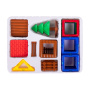 Магнитный конструктор MAGNETIC BUILD BLOCKS-39 "Построй дом", 39 деталей, BRAUBERG KIDS, 663849 - Магнитный конструктор