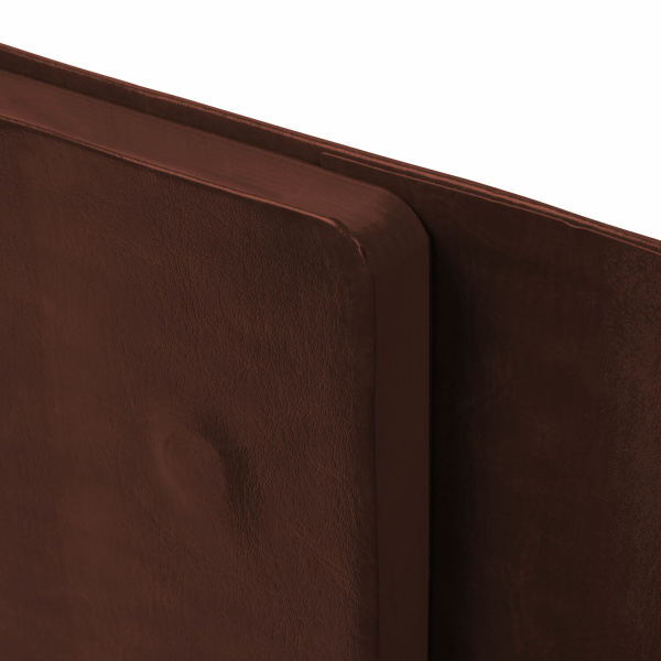 Ежедневник с магнитным клапаном недатированный, под кожу, А5, коричневый, BRAUBERG "Magnetic X", 113280 - Ежедневники с покрытием "под кожу и ткань"