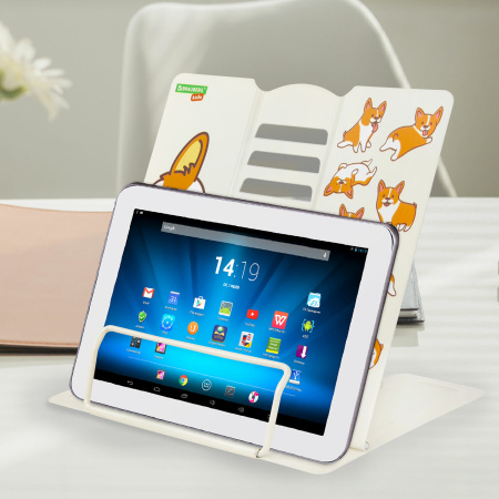 Подставка для книг и учебников BRAUBERG KIDS "Corgi Pup", регулируемый угол наклона, металл, 238054 - Подставки для книг