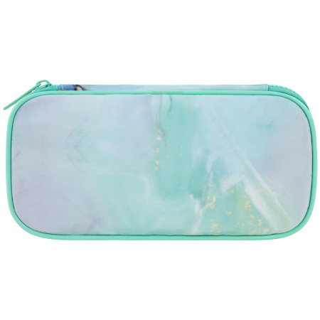 Пенал-органайзер BRAUBERG, 1 отделение, полиэстер, 22x11,5x6 см, "Mint marble", 271571 - Пеналы мягкие