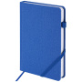 Ежедневник недатированный А5 138x213 мм BRAUBERG "Finest" под кожу, резинка, 136 л., синий, 111872 - Ежедневники с покрытием "под кожу и ткань"
