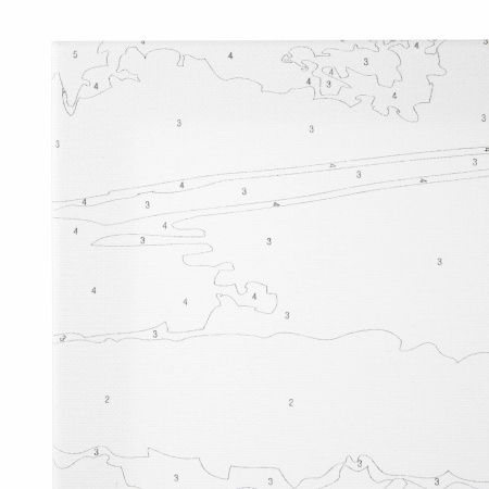 Картина по номерам 40х50 см, ОСТРОВ СОКРОВИЩ "Туманный пейзаж", на подрамнике, акрил, кисти, 663335 - Картины по номерам