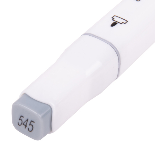 Маркеры для скетчинга двусторонние BRAUBERG ART DEBUT "WHITE", НАБОР 12 шт., серые цвета, 152136 - Скетчмаркеры в наборах