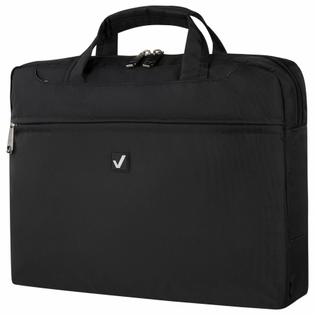 Сумка-портфель BRAUBERG с отделением для ноутбука 15,6", "Chance", 3 кармана, черная, 40х30х4 см, 240458 - Сумки деловые с отделением для ноутбука и планшета