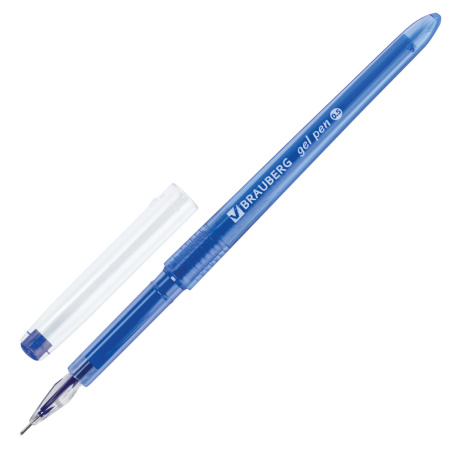 Ручки гелевые BRAUBERG DIAMOND, НАБОР 12 ЦВЕТОВ, узел 0,5 мм, линия письма 0,25 мм, 143377 - Наборы гелевых ручек