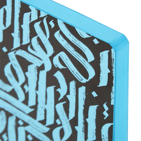 Ежедневник недатированный А5 (138х213 мм), BRAUBERG VISTA, под кожу, гибкий, 136 л., "Calligraphy", 112040 - Ежедневники с покрытием "под кожу и ткань"