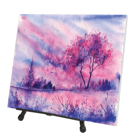 Мольберт настольный алюминиевый складной 56х37х38 см в чехле, холст до 60 см, BRAUBERG ART, 192256 - Мольберты