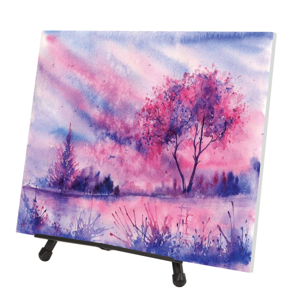 Мольберт настольный алюминиевый складной 56х37х38 см в чехле, холст до 60 см, BRAUBERG ART, 192256 - Мольберты