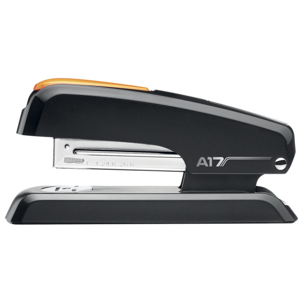 Степлер №24/6, 26/6 MAPED (Франция) "Essentials Desk", до 25 листов, черно-оранжевый, 953511 - Степлеры настольные