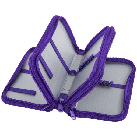 Пенал ПИФАГОР, 3 отделения, ламинированный картон, "Little Dog", 19х11 см, 229214 - Пеналы каркасные