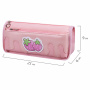 Пенал мягкий ЮНЛАНДИЯ, 2 отделения, полиэстер, "Strawberry shortcake", розовый, 21х9х6 см, 271577 - Пеналы мягкие