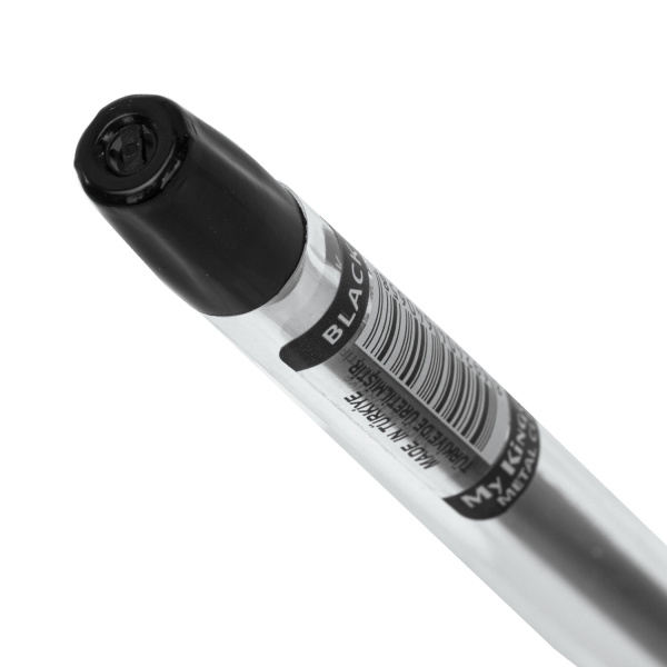 Ручка гелевая PENSAN "My King Gel", ЧЕРНАЯ, игольчатый узел 0,5 мм, линия письма 0,4 мм, 6400/12 - Ручки гелевые неавтоматические