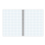 Тетрадь А5, 48 л., BRAUBERG, гребень, клетка, обложка картон, ОДНОТОННАЯ, 401871 - Тетради 40-48 листов