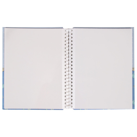 Фотоальбом BRAUBERG "Sweet Dreams" 20 магнитных листов, 23х28 см, спираль, голубой, 391149 - Фотоальбомы