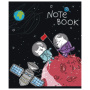 Тетрадь А5 48 л. ПЗБМ, скоба, клетка, конгрев, выборочный TWIN лак, "Полетели!" (5 видов), 028047 - Тетради 40-48 листов