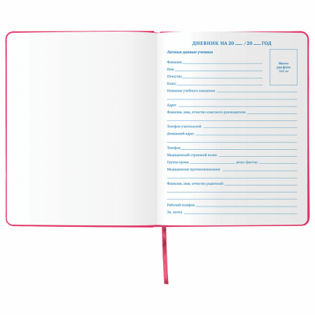 Дневник 1-11 класс 48 л., кожзам (твердая), шелкография, BRAUBERG, "ЛАМА", 105989 - Дневники универсальные