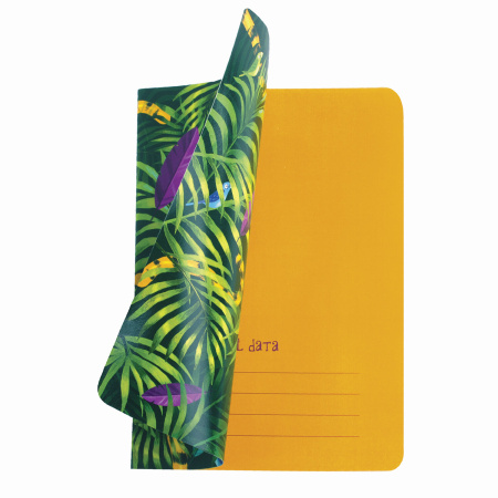 Тетрадь 40 л. в клетку обложка SoftTouch, бежевая бумага 70 г/м2, сшивка, А5 (147х210 мм), ТРОПИКИ, BRAUBERG, 403774 - Тетради 40-48 листов