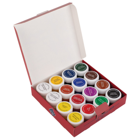 Набор гуашевых художественных красок Мастер-Класс 16 цветов по 20мл - Гуашь художественная в наборах