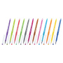 Ручки гелевые BRAUBERG DIAMOND, НАБОР 12 ЦВЕТОВ, узел 0,5 мм, линия письма 0,25 мм, 143377 - Наборы гелевых ручек
