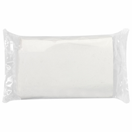 Паста (масса) для моделирования и лепки BRAUBERG, самозатвердевающая, 200 г, белая, ВЫСШЕЕ КАЧЕСТВО, 224441 - Пластичная масса для моделирования