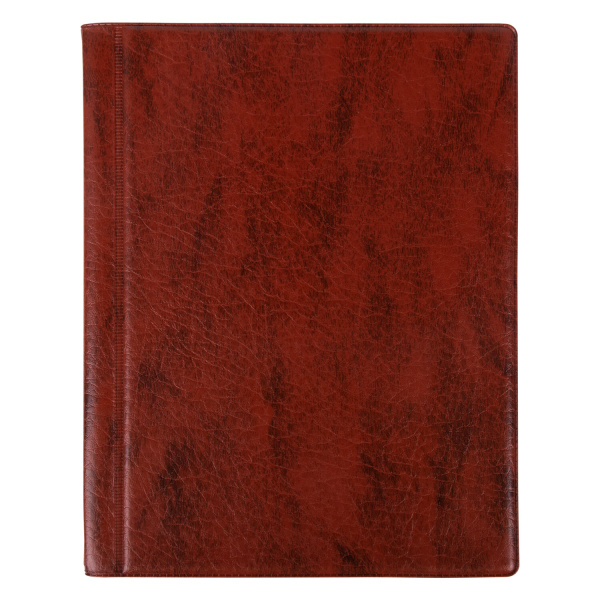 Альбом нумизмата для 90 монет (диаметр до 32 мм), 145х185 мм, коричневый, ОСТРОВ СОКРОВИЩ, 237959 - Альбомы для монет и купюр