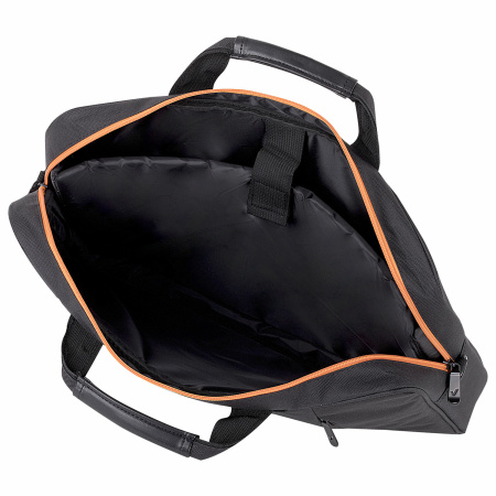 Сумка-портфель BRAUBERG "Office" с отделением для ноутбука 17,3", черная, 44х34х6 см, 270826 - Сумки деловые с отделением для ноутбука и планшета