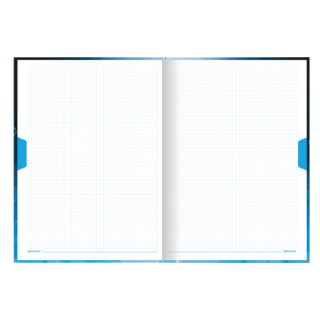 Блокнот БОЛЬШОЙ ФОРМАТ (215х295 мм) А4, 128 л., твердый, клетка, блок 4 цвета, BRAUBERG, "Бизнес", 111593 - Блокноты в книжном переплете