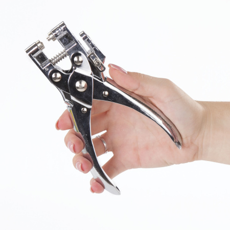 Дырокол металлический на 1 отверстие для люверса BRAUBERG "HL-1", до 30 листов, диаметр отверстия 5 мм, 227792 - Дыроколы на 1 отверстие