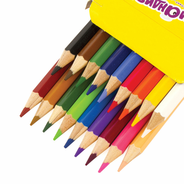 Карандаши цветные ЮНЛАНДИЯ "Домики" (KOH-I-NOOR EXCLUSIVE), 18 цветов, Чехия, 181554, 3553018045KS - Карандаши цветные