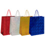 Пакеты подарочные 26x12,7x32,4 см, ЗОЛОТАЯ СКАЗКА голография, ассорти, 10 штук - Подарочные пакеты