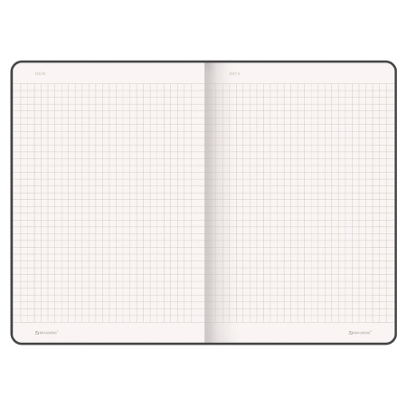 Блокнот А5 (130х210 мм), BRAUBERG ULTRA, под кожу, 80 г/м2, 96 л., клетка, темно-синий, 113005 - Бизнес-блокноты и бизнес-тетради