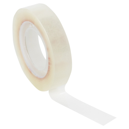 Клейкие ленты 12 мм х 33 м канцелярские BRAUBERG, комплект 12 шт., прозр., гарант. длина, 223123 - Клейкие ленты канцелярские