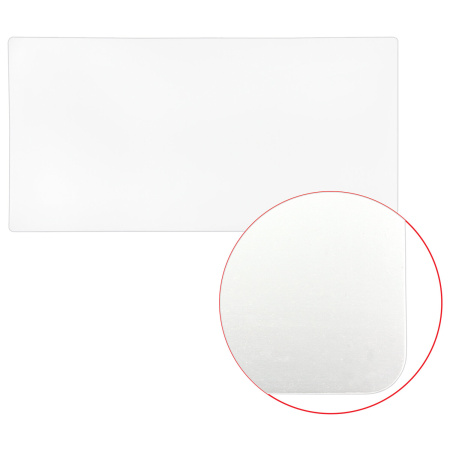 Коврик-подкладка настольный сверхпрочный 600х1200 мм, прозрачный, 0,8 мм, BRAUBERG, 238302, 1308061200 - Коврики настольные