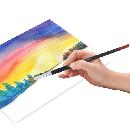 Кисть BRAUBERG, синтетика, круглая, № 5, 200211 - Кисти для рисования