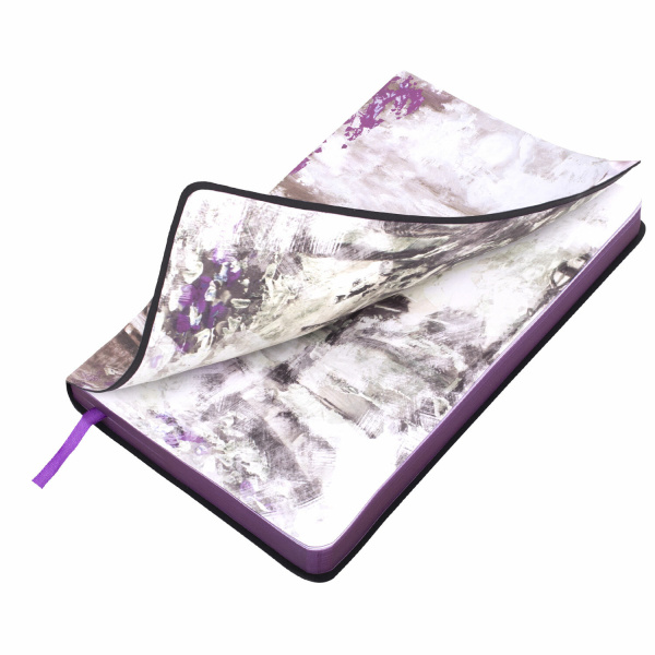 Ежедневник недатированный B6 (127х186 мм), BRAUBERG VISTA, под кожу, гибкий, 136 л., "London", 112105 - Ежедневники с покрытием "под кожу и ткань"