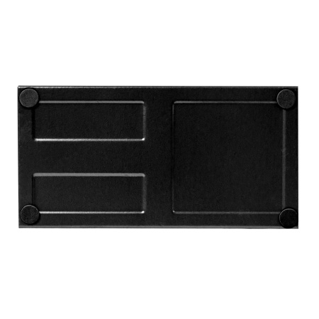 Подставка-органайзер BRAUBERG "Germanium", металлическая, 3 секции, 102х186х95 мм, черная, 231986 - Подставки канцелярские без наполнения