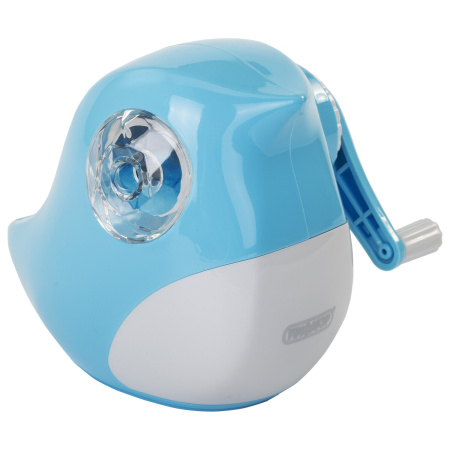 Точилка механическая ПИФАГОР "Птичка", корпус голубой, 228490 - Точилки механические