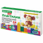 Пластилин классический BRAUBERG KIDS, 44 цвета, 660 грамм, стек, ВЫСШЕЕ КАЧЕСТВО, 106679 - Пластилин