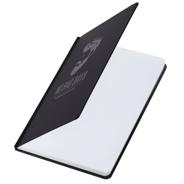 Ежедневник недатированный с резинкой А5 (145х203 мм), BRAUBERG, твердый, 128 л., "Барбер", 114559 - Ежедневники с твердой обложкой