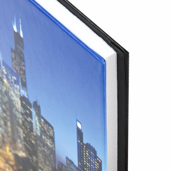 Блокнот МАЛЫЙ ФОРМАТ 110х147 мм А6, 80 л., твердый переплет, ламинированная обложка, клетка, STAFF, "Офисный", 121628 - Блокноты в книжном переплете