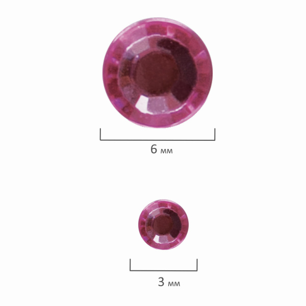 Стразы самоклеящиеся КРУГЛЫЕ, 3-6 мм, 136 штук, перламутровые, на подложке, ОСТРОВ СОКРОВИЩ, 662245 - Стразы для творчества