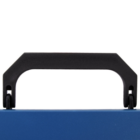 Портфель пластиковый STAFF А4 (320х225х36 мм), без отделений, синий, 229240 - Портфели пластиковые